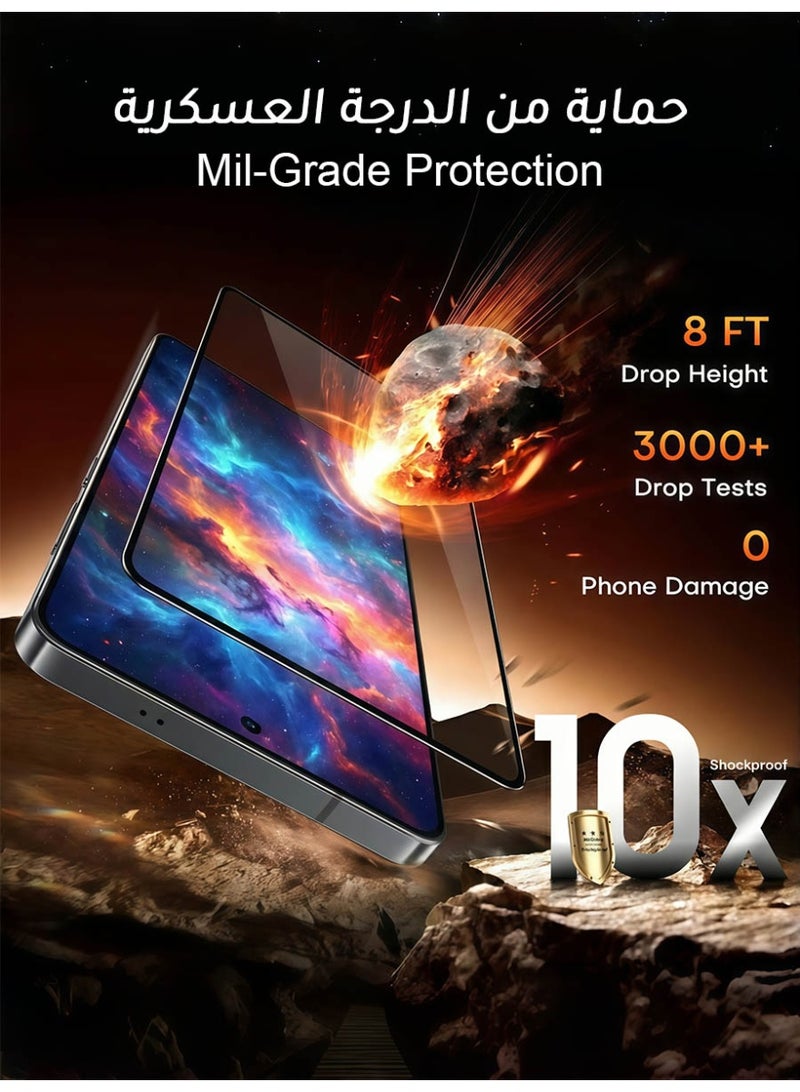 AMIJOY 2-Pack Samsung Galaxy S26 Ultra Screen Protector with Auto Alignment Kit , 9H+ Tempered Glass, Easy Installation, Scratch Resistant, Mil-Grade Screen Guard for Samsung S26 Ultra - Image 3